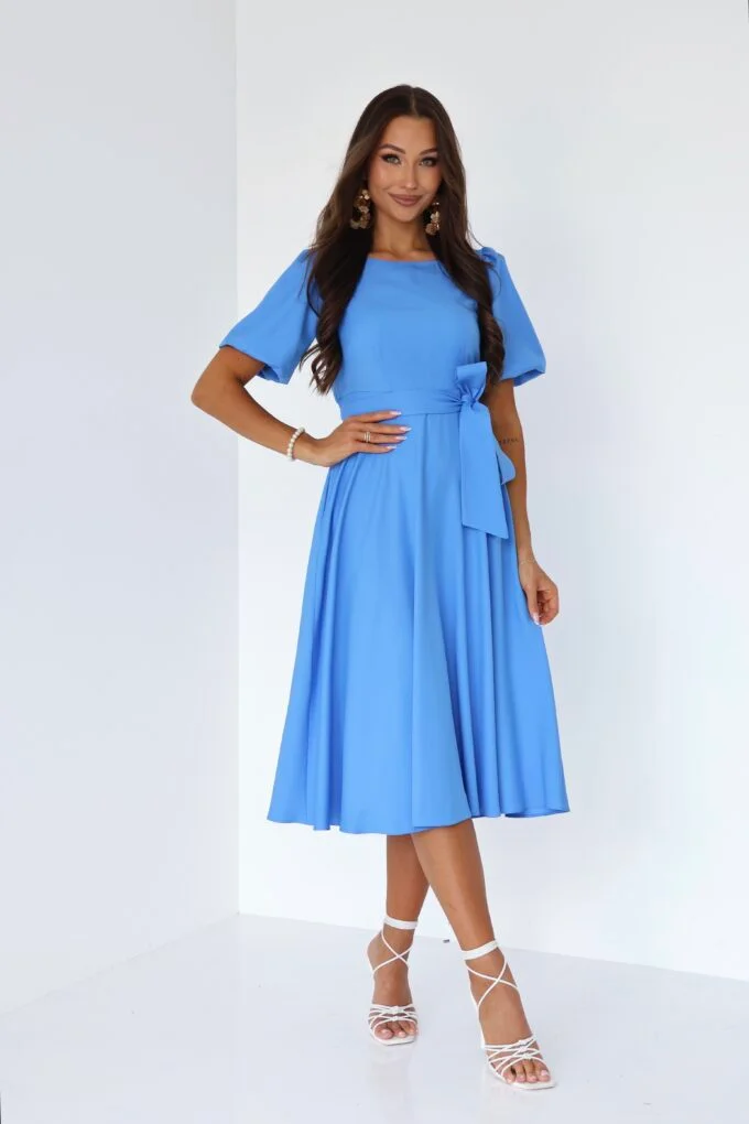 Blaues Midi-Kleid DANA Collection